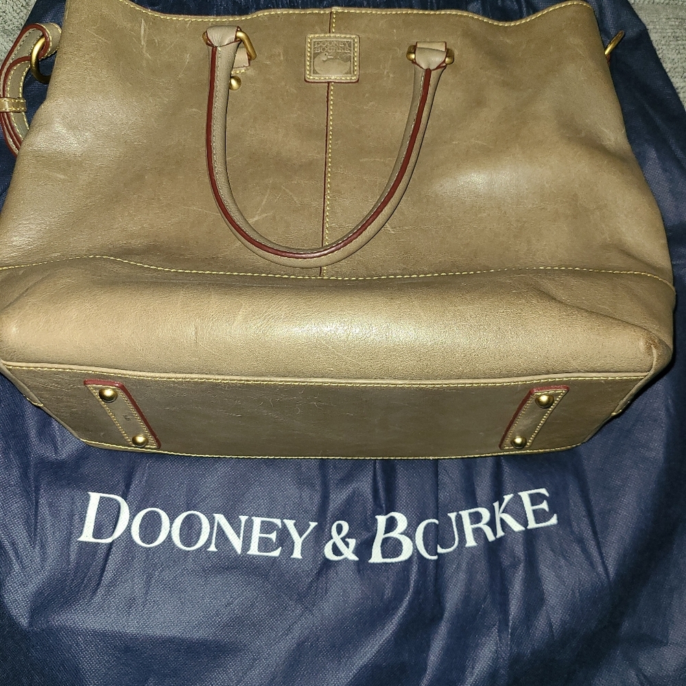 Large Tan Dooney and Bourke Purse